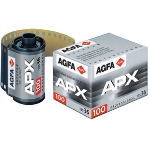 ασπρομαυρα, ασπρομαυρο, φιλμ, φιλμς, σκοτεινος, θαλαμος, φωτογραφικά, χαρτια, χημικα, τσαντες, τριποδο - Agfa Agfapan APX 100 ασπρόμαυρο φιλμ 135-36 ISO 100