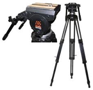 ασπρομαυρα, ασπρομαυρο, φιλμ, φιλμς, σκοτεινος, θαλαμος, φωτογραφικά, χαρτια, χημικα, τσαντες, τριποδο - Manfrotto MV 350 & 116 MK III Kit τρίποδο με κεφαλη video μεταχειρισμένο