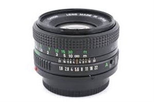 ασπρομαυρα, ασπρομαυρο, φιλμ, φιλμς, σκοτεινος, θαλαμος, φωτογραφικά, χαρτια, χημικα, τσαντες, τριποδο - CANON LENS 50mm f/1.8 MF FD φακός αναλογικός normal μεταχειρισμένος